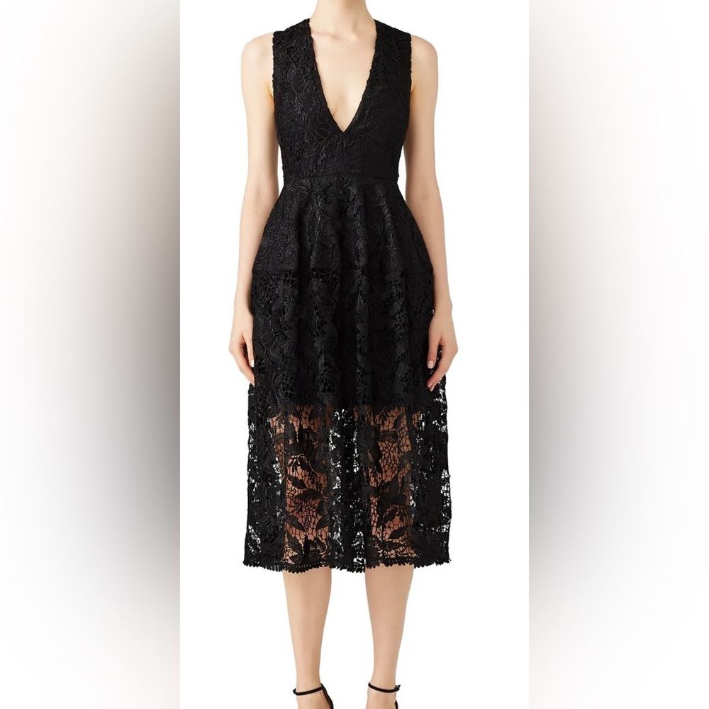 Nicholas Lace Dress in WHITE